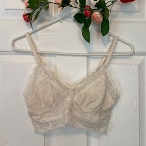 Aerie Lace Trim Bralette - Size S